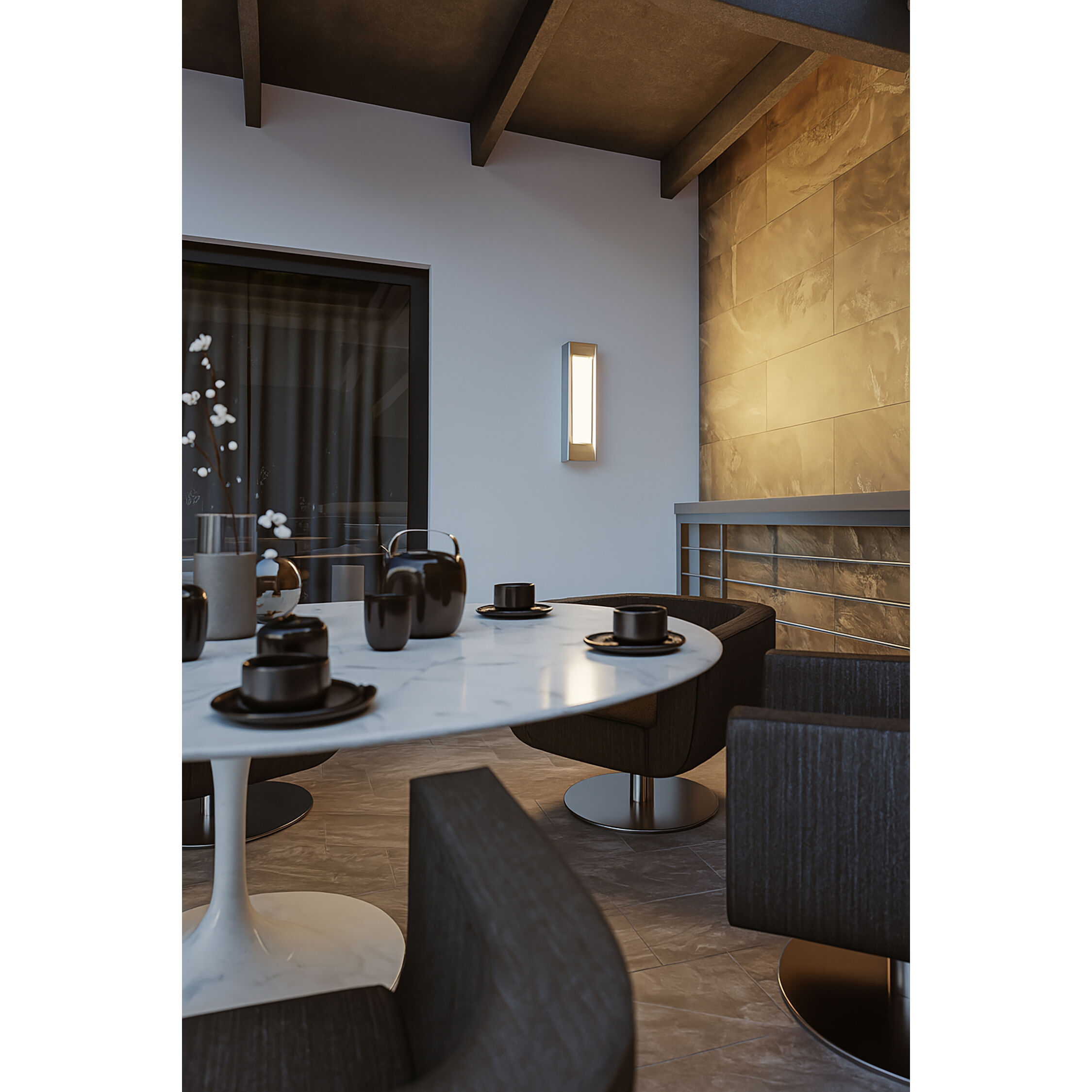 Rowan LED 5 inch Textured Grey Wall Sconce Wall Light in 20 in