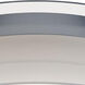 Studio LED 15.5 inch Polished Chrome Flush Mount Ceiling Light