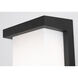 Kent LED 11 inch Black Outdoor Sconce