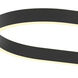 Glo 1 Light 12 inch Black Semi-Flush Mount Ceiling Light