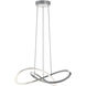 Celeste LED 23.63 inch Satin Nickel Pendant Ceiling Light