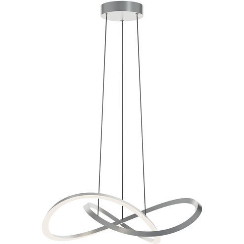 Celeste LED 23.63 inch Satin Nickel Pendant Ceiling Light