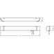 Allen LED 52 inch Satin Nickel ADA Overbed Wall Light