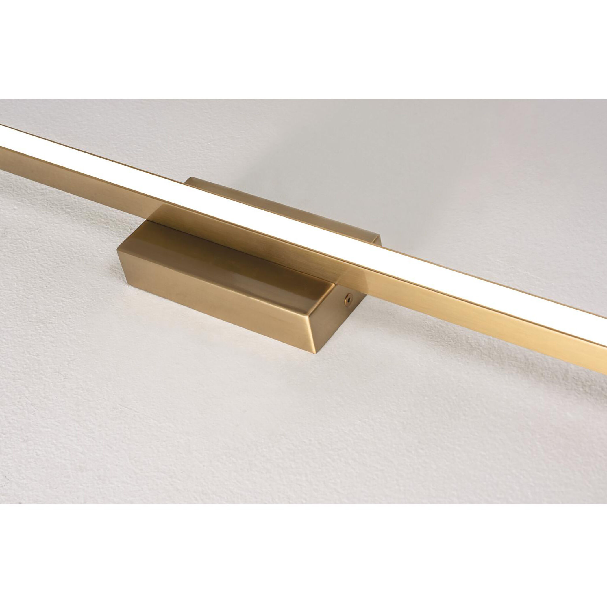 Barlow Vanity Light Wall Light in Satin Brass