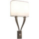 Tory 1 Light 11.38 inch Oakley Bronze ADA Wall Sconce Wall Light in White
