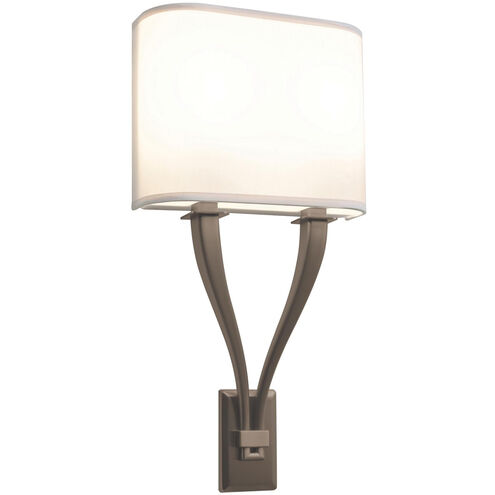 Tory 1 Light 11.38 inch Oakley Bronze ADA Wall Sconce Wall Light in White