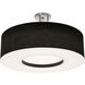 Montclair LED 24 inch Satin Nickel Semi-Flush Mount Ceiling Light