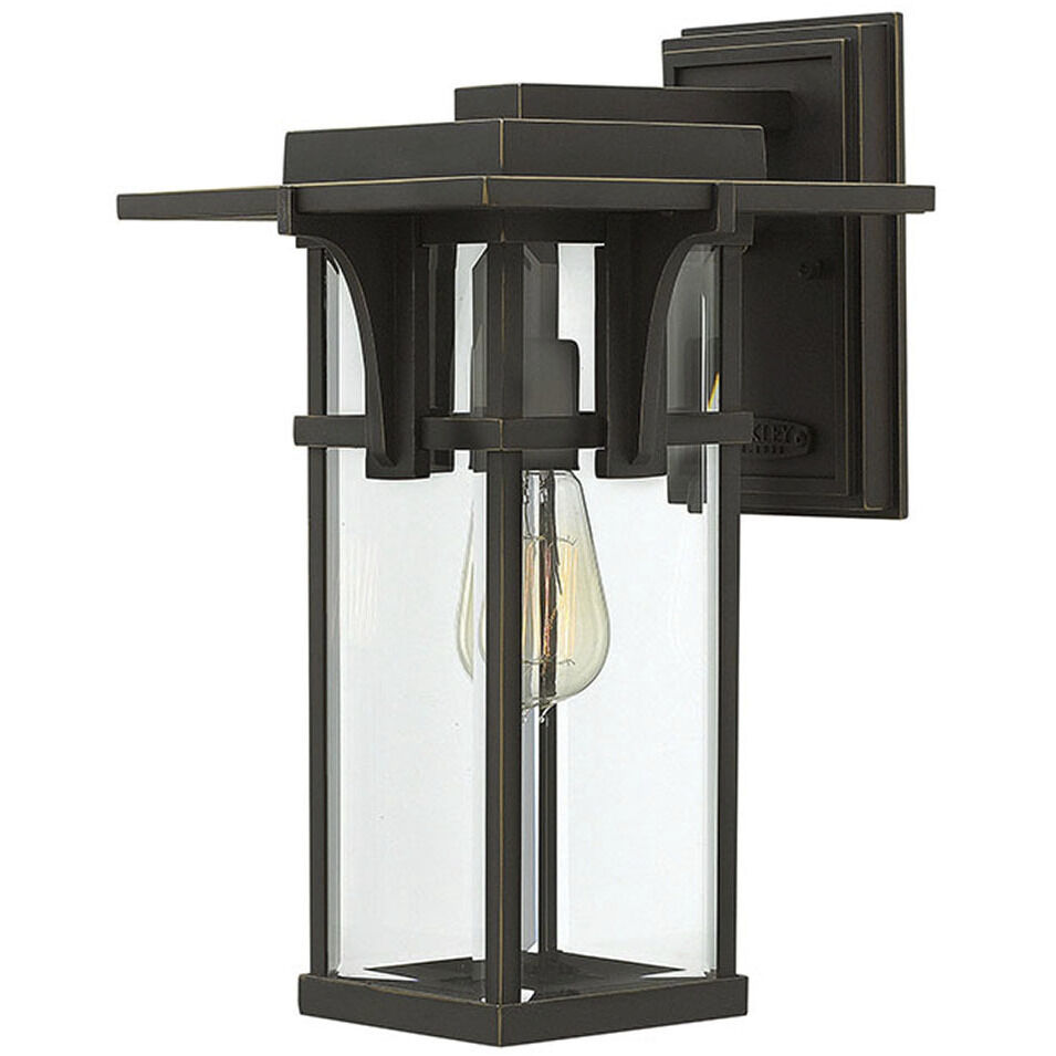Manhattan Outdoor Wall Mount Lantern, Medium