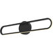 Sienna LED 22.75 inch Black Vanity Light Wall Light