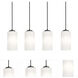 Leo 4 Light 5 inch Black Linear Pendant Ceiling Light
