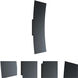 Sadie LED 18 inch Black Outdoor Wall Sconce