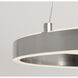 Glo LED 36 inch Satin Nickel Pendant Ceiling Light