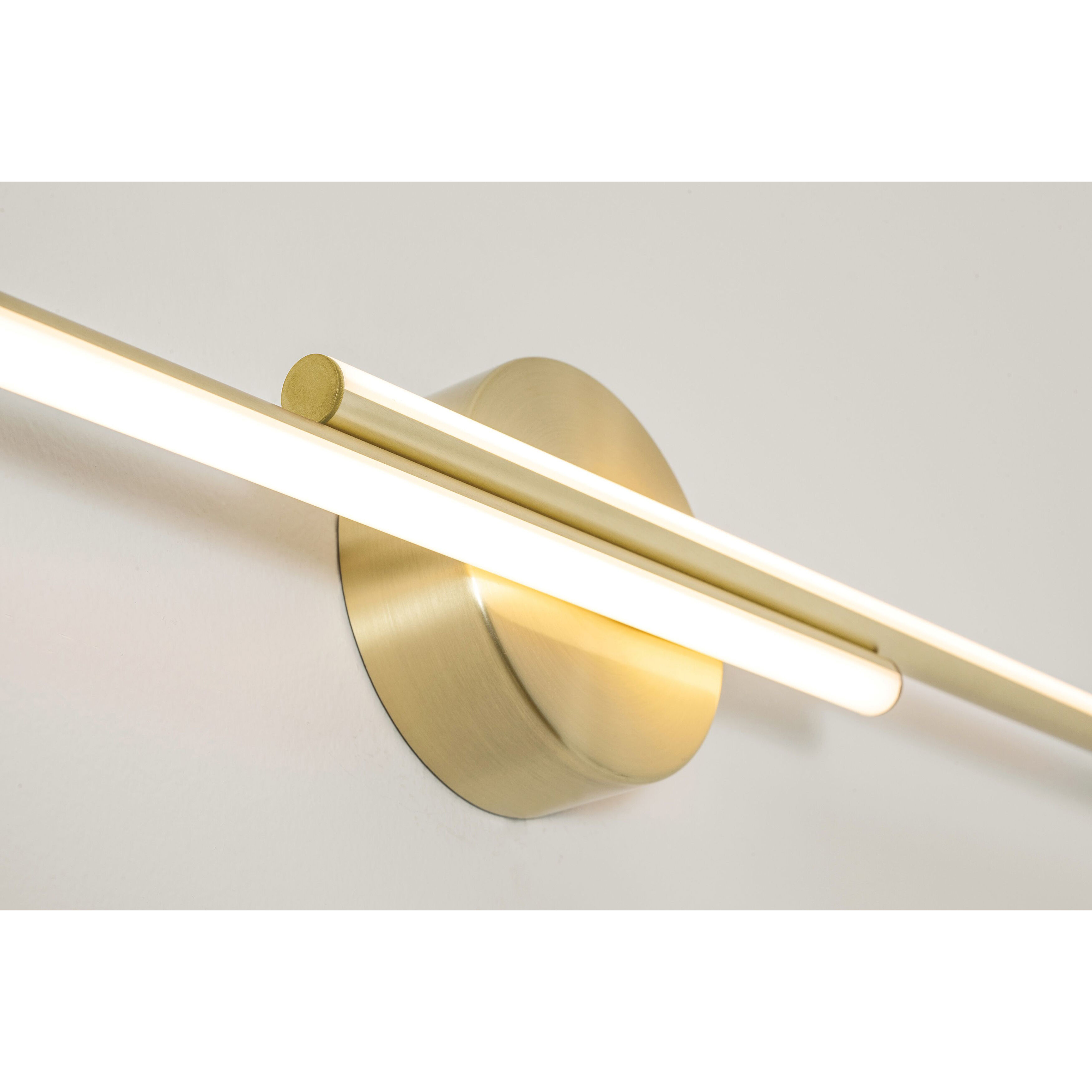 Ella LED 4.68 inch Satin Brass ADA Wall Sconce Wall Light