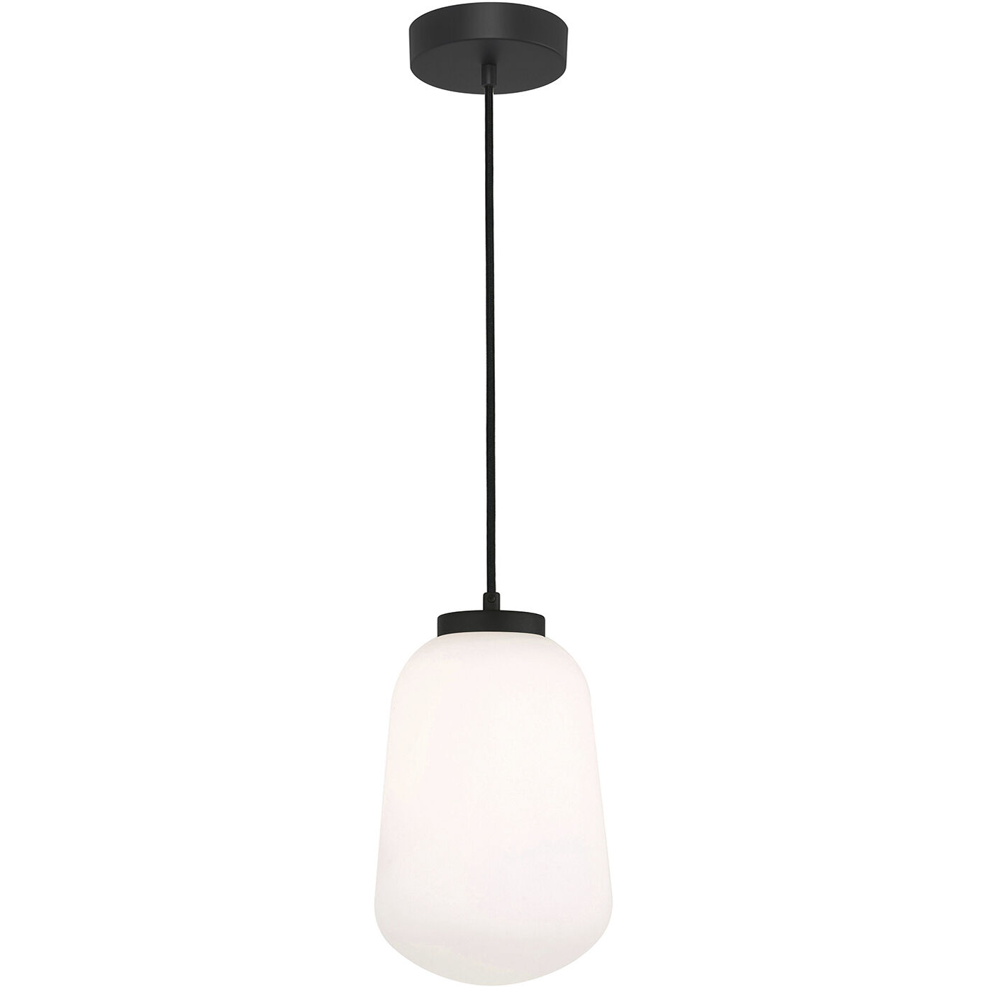 Olivia LED 7 inch Black Pendant Ceiling Light