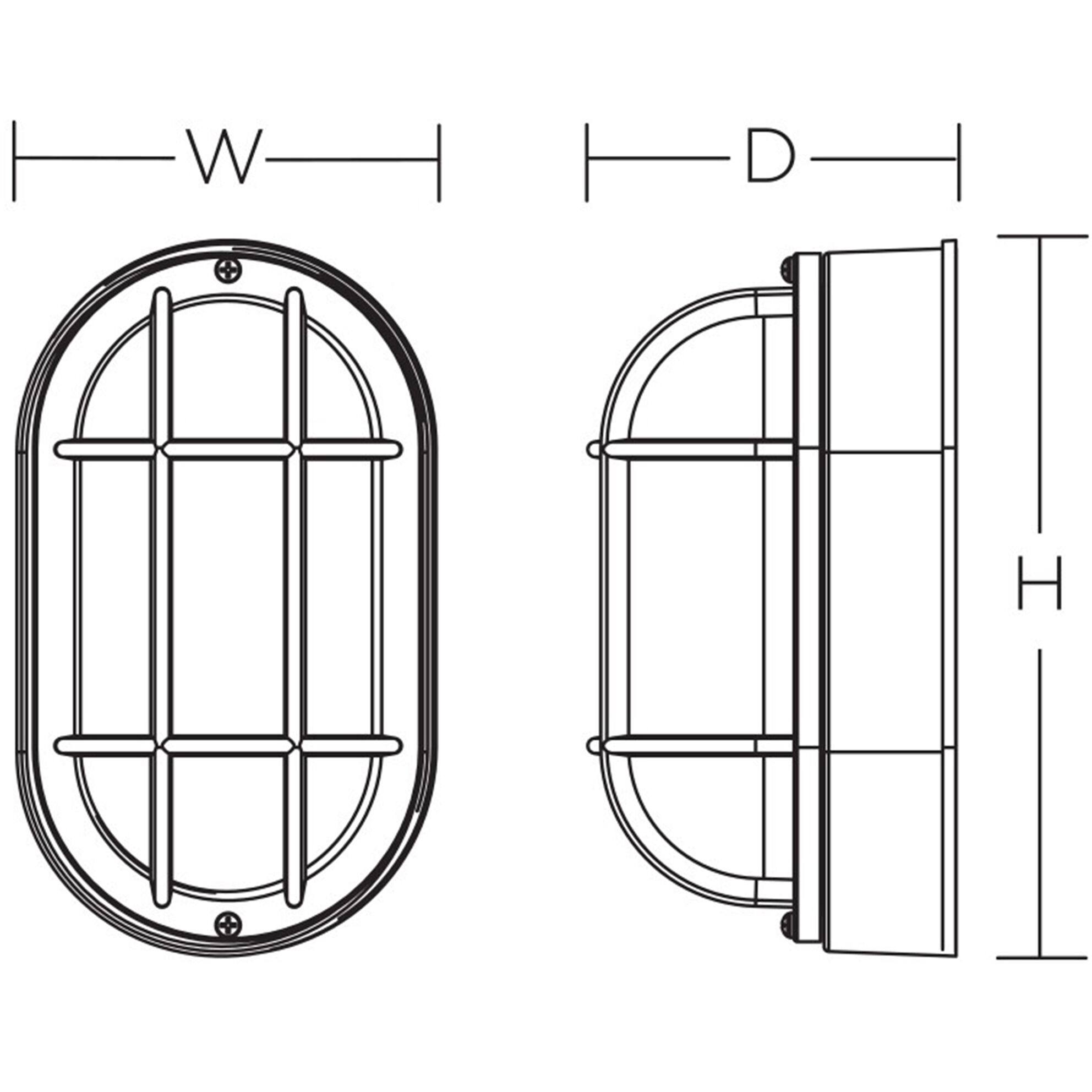 Cape LED 5 inch Black Wall Sconce Wall Light