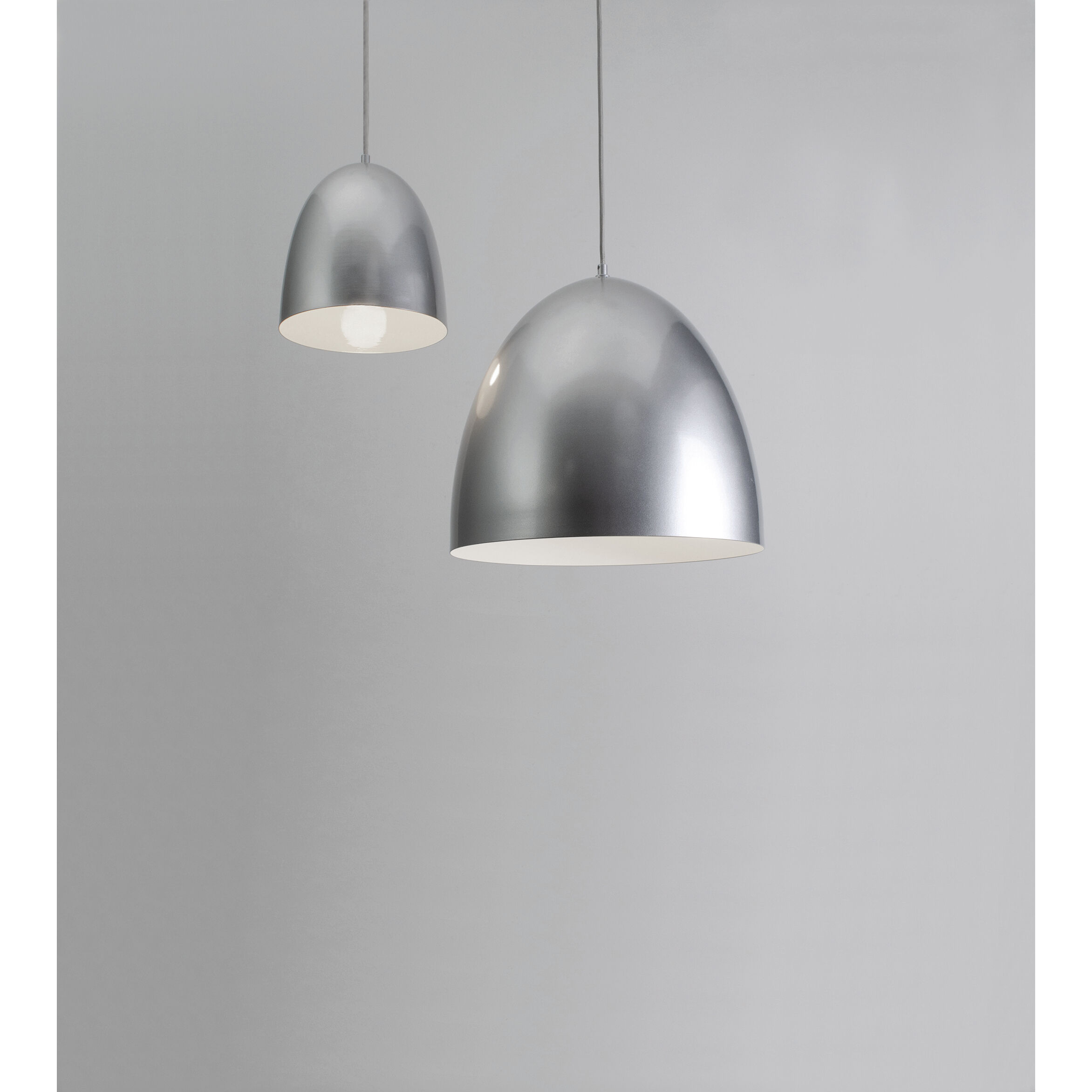 Brooklyn 1 Light 15.75 inch Silver Pendant Ceiling Light