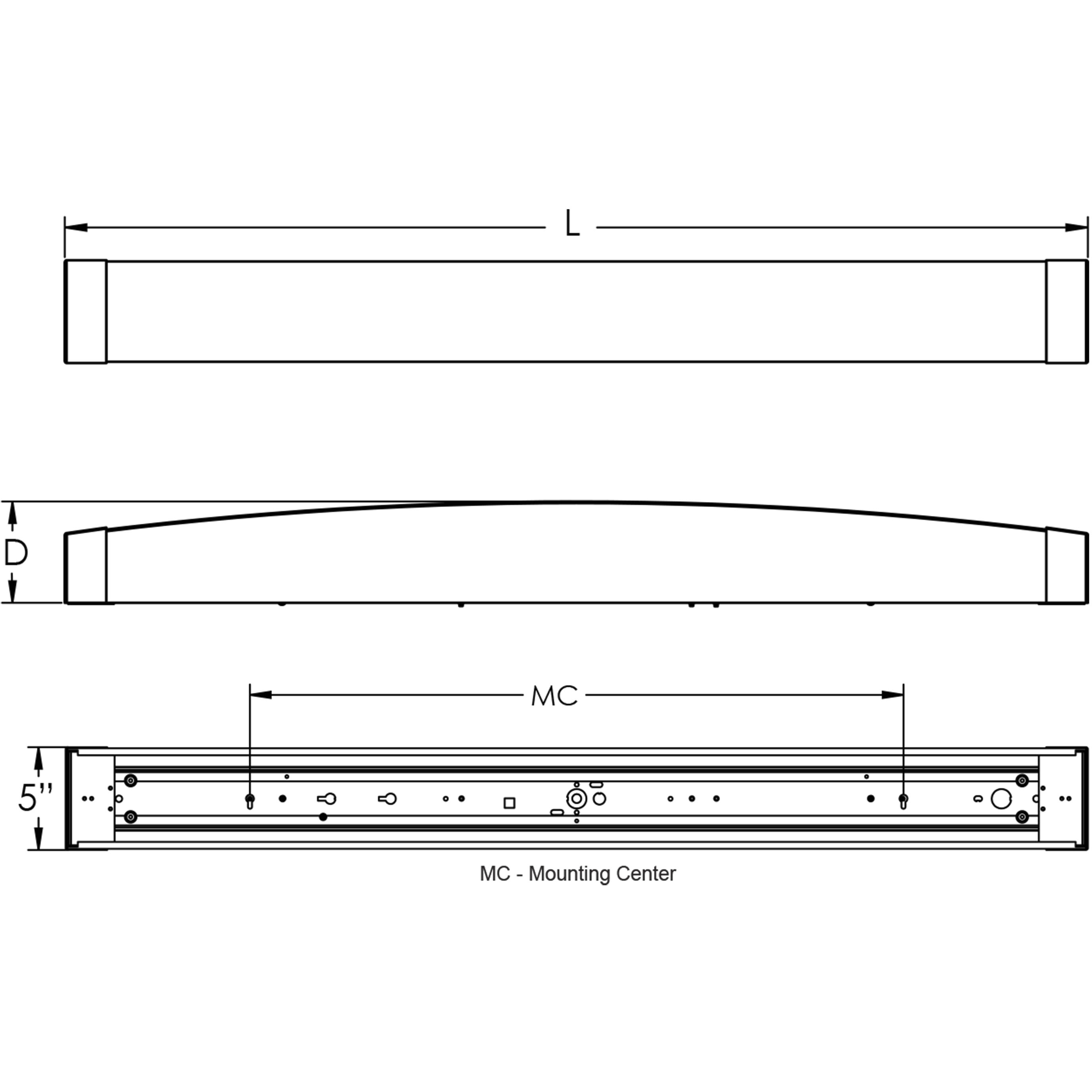 Algiers 1 Light 49 inch Satin Nickel Bath Vanity Wall Light