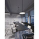 Edge 1 Light 23.68 inch Black Pendant Ceiling Light