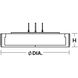 Apex 1 Light 21 inch Weathered Grey Pendant Ceiling Light