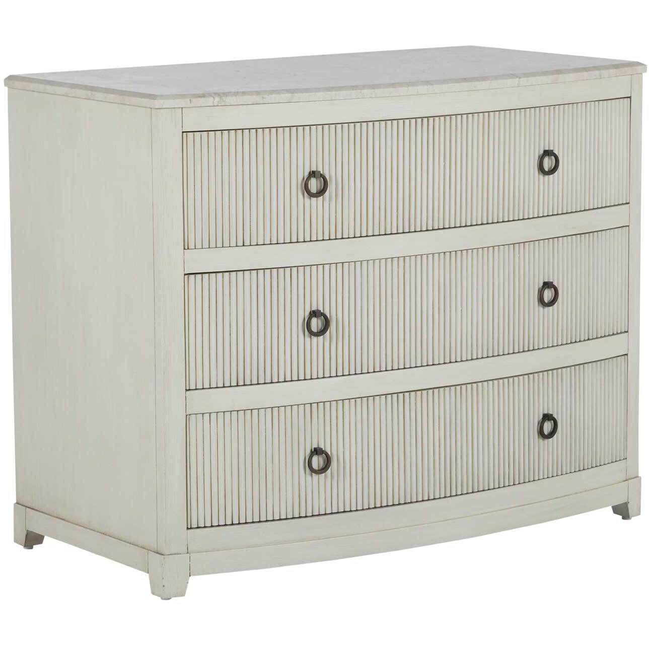 Rosalyn Antique Ivory Cream / Ivory Cream Marble Chest
