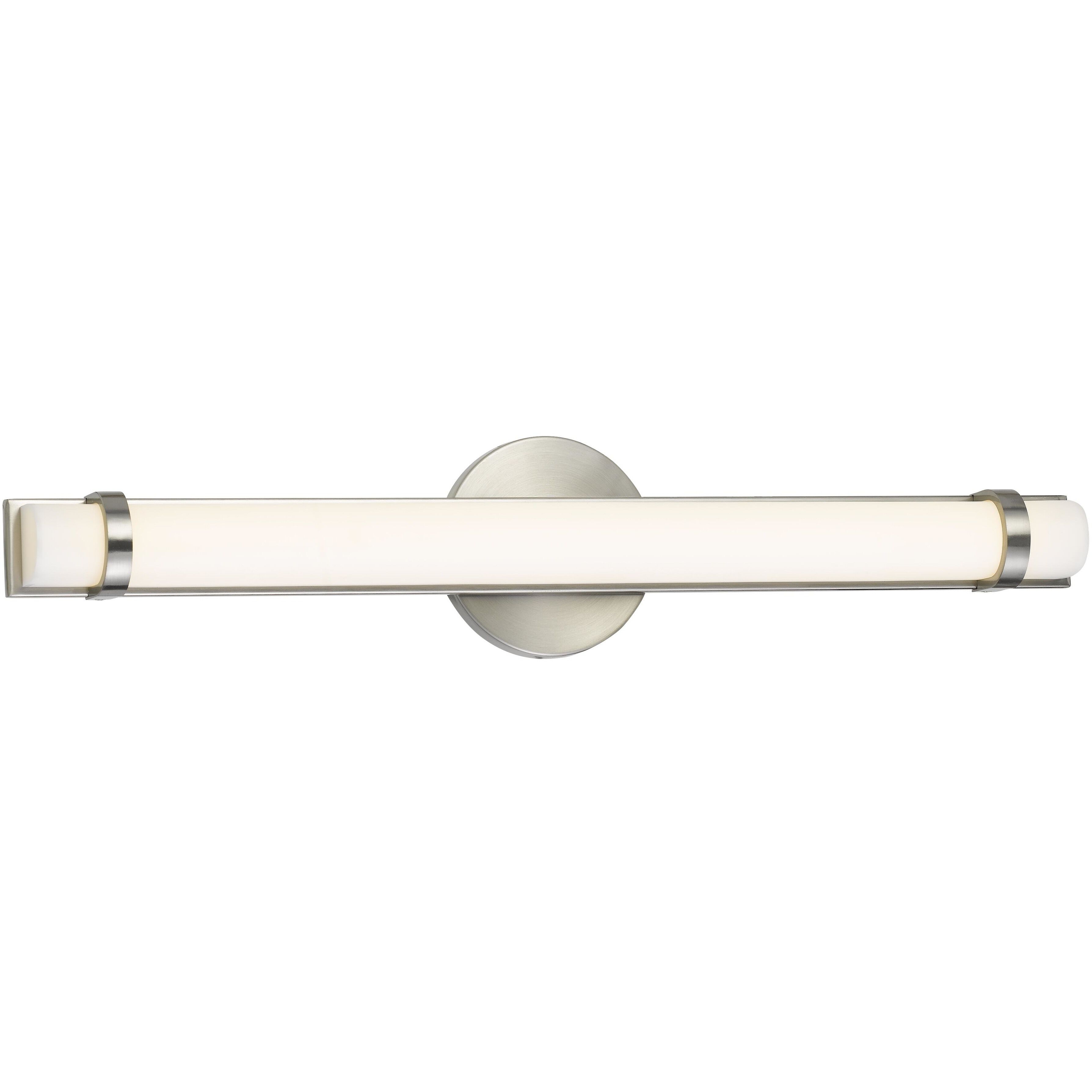 Signature LED 25 inch Brushed Steel Vanity Light Wall Light
