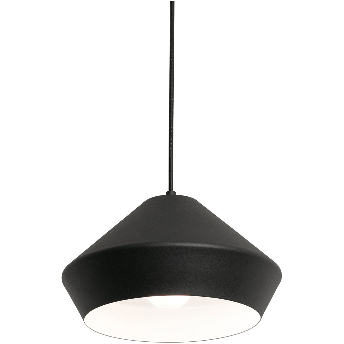 Milo 1 Light 11 inch Black Pendant Ceiling Light