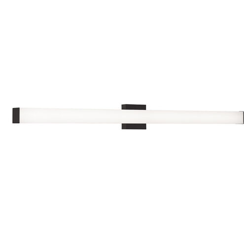 Tad LED 48.5 inch Black Vanity Light Wall Light