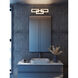 Sia LED 23.31 inch Black Vanity Light Wall Light