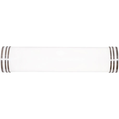 Palmer LED 24 inch Satin Nickel Vanity Light Wall Light