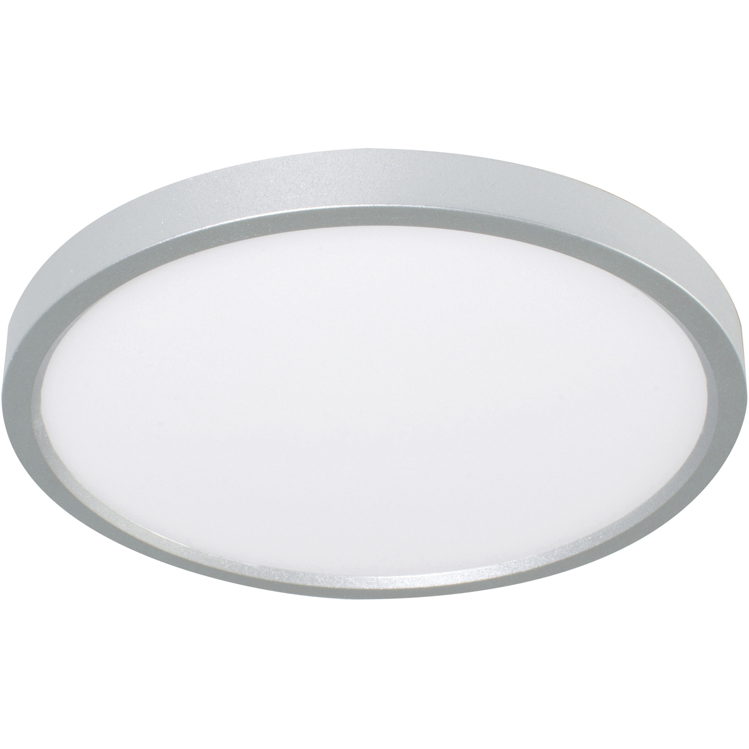 Edge Round Large LED 24 inch Satin Nickel Flush Mount Ceiling Light