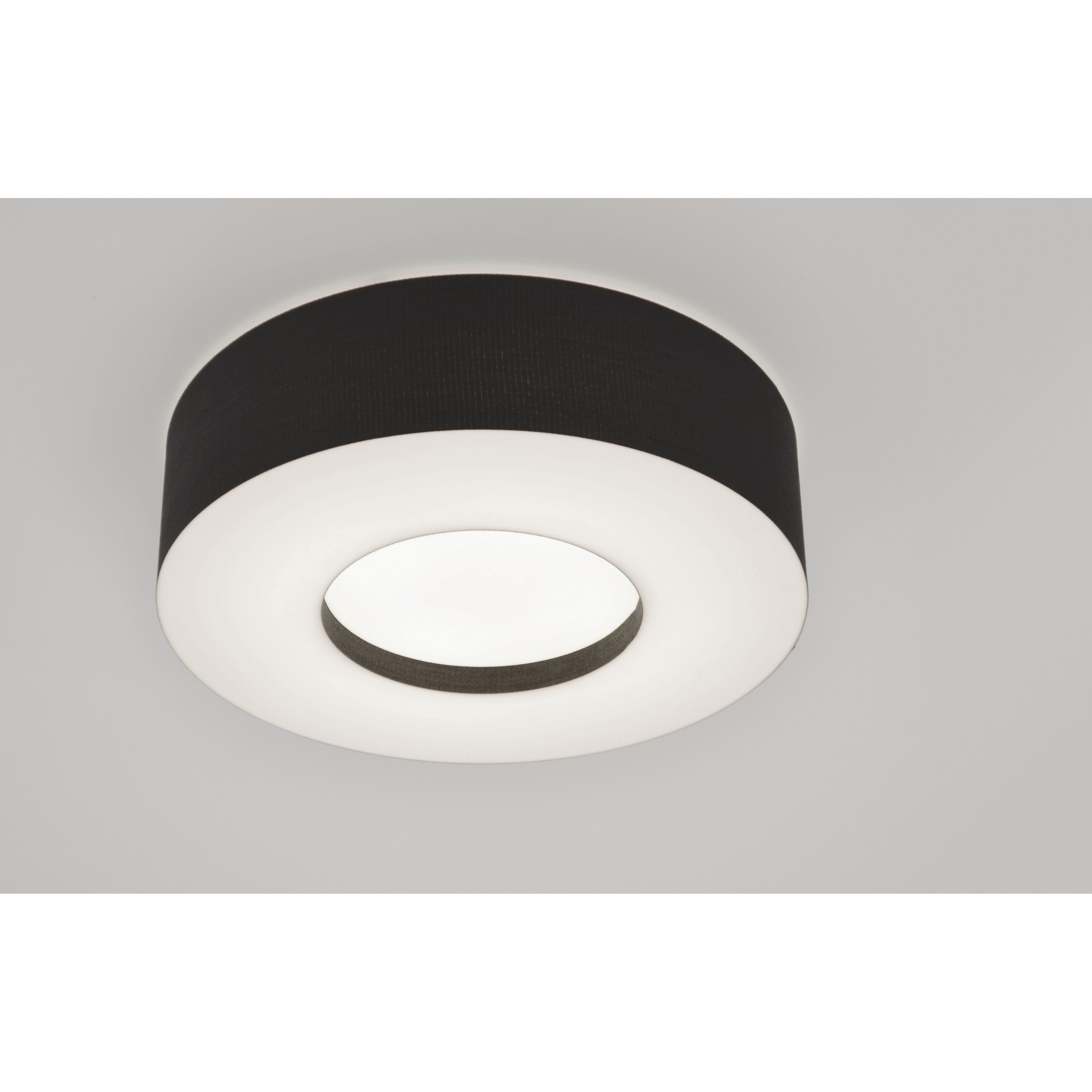 Montclair 1 Light 12 inch Black Flush Mount Ceiling Light