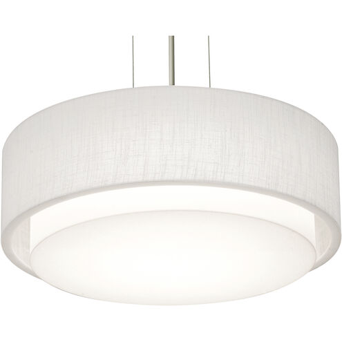 Sanibel 2 Light 16 inch Satin Nickel Pendant Ceiling Light