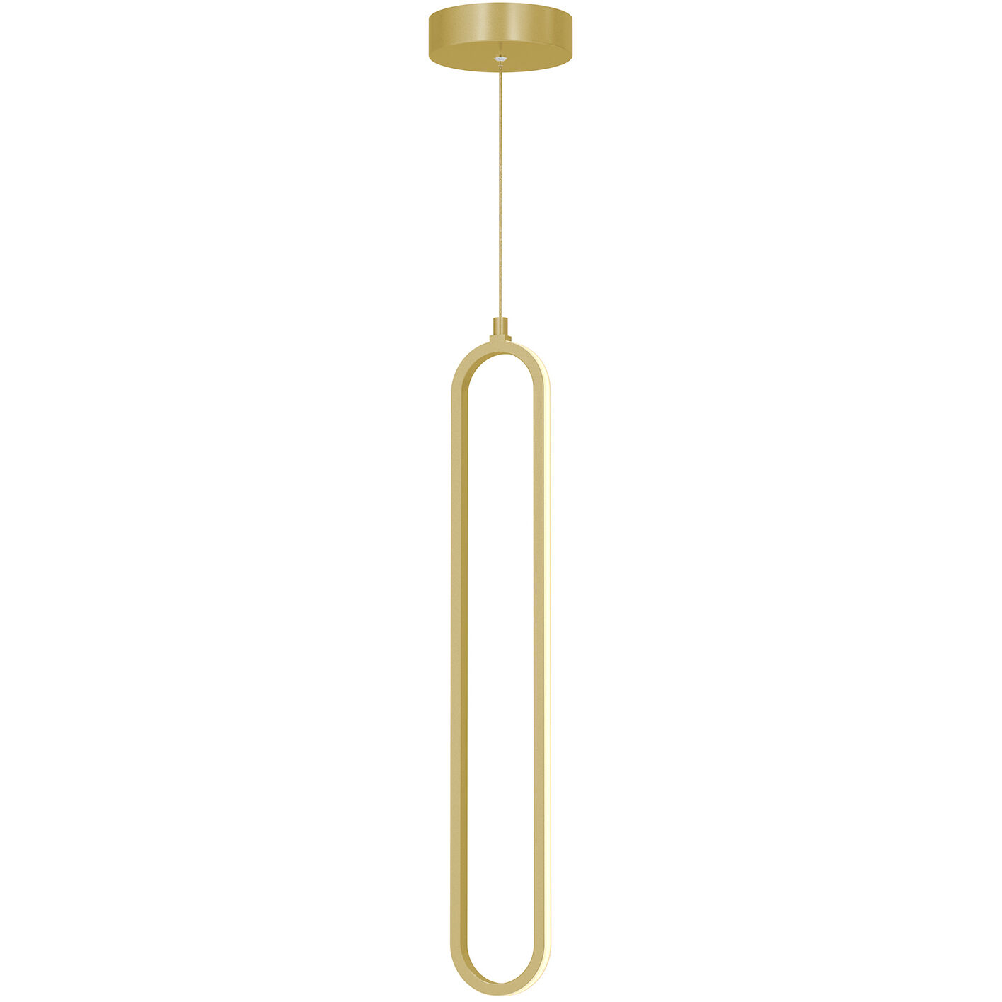 Sienna LED 3.5 inch Gold Pendant Ceiling Light in 1, 22.75 in