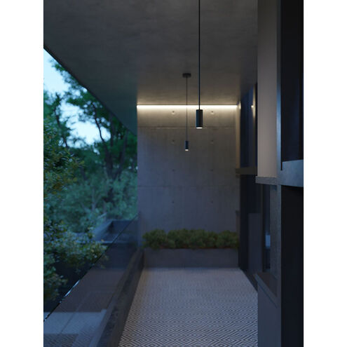 Beverly LED 5.91 inch Black Outdoor Pendant