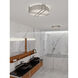 Lambert LED 20 inch Satin Nickel Flush Mount Ceiling Light