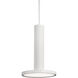 Luna LED 8 inch White Pendant Ceiling Light