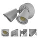 Pratt LED 5 inch Textured Grey Outdoor Wall Sconce