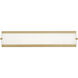 Axel LED 48 inch Satin Brass Vanity Light Wall Light