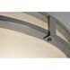 Carlisle LED 14 inch Satin Nickel Flush Mount Ceiling Light