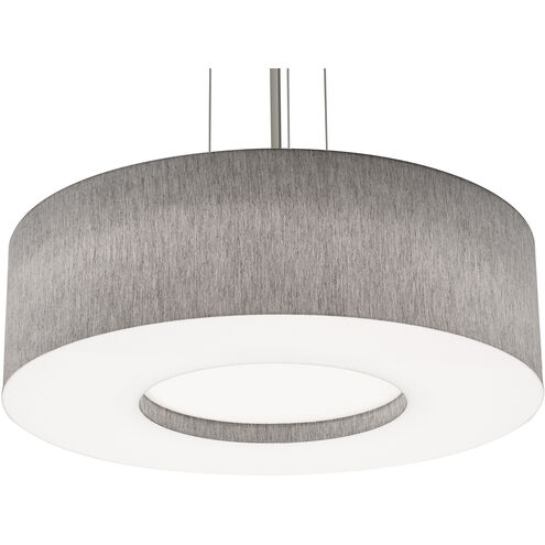 Montclair 3 Light 24 inch Satin Nickel Pendant Ceiling Light