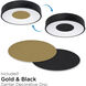 Hazel 1 Light 14 inch Black Flush Mount Ceiling Light