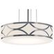 Lake LED 16 inch Painted Nickel Pendant Ceiling Light
