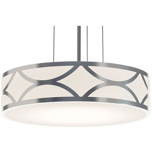 Lake LED 16 inch Painted Nickel Pendant Ceiling Light