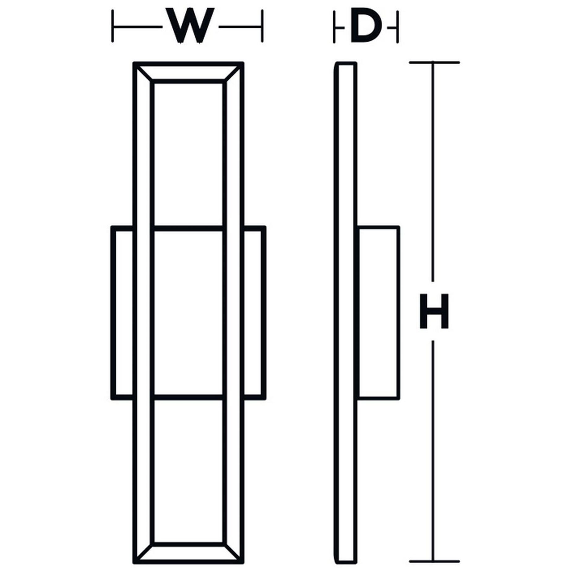 Zola LED 14 inch Satin Nickel Vanity Light Wall Light