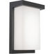 Kent LED 11 inch Black Outdoor Sconce