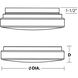 Cirrus LED 14 inch White Flush Mount Ceiling Light