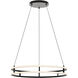 Gemini LED 32 inch Black Pendant Ceiling Light