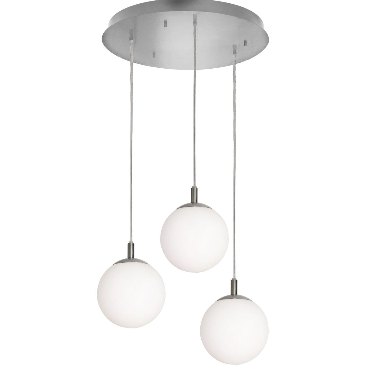 3 light round pendant top