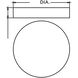 Reveal LED 16 inch White and Black Flush Mount Ceiling Light