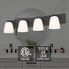 Colleen 4 Light 32 inch Black Bath/Vanity Light Wall Light